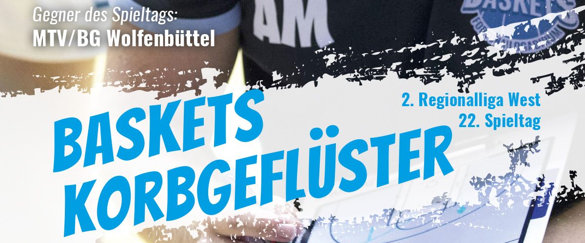 Das offizielle Spieltagsheft zum Spiel gegen MTV/BG Wolfenbüttel